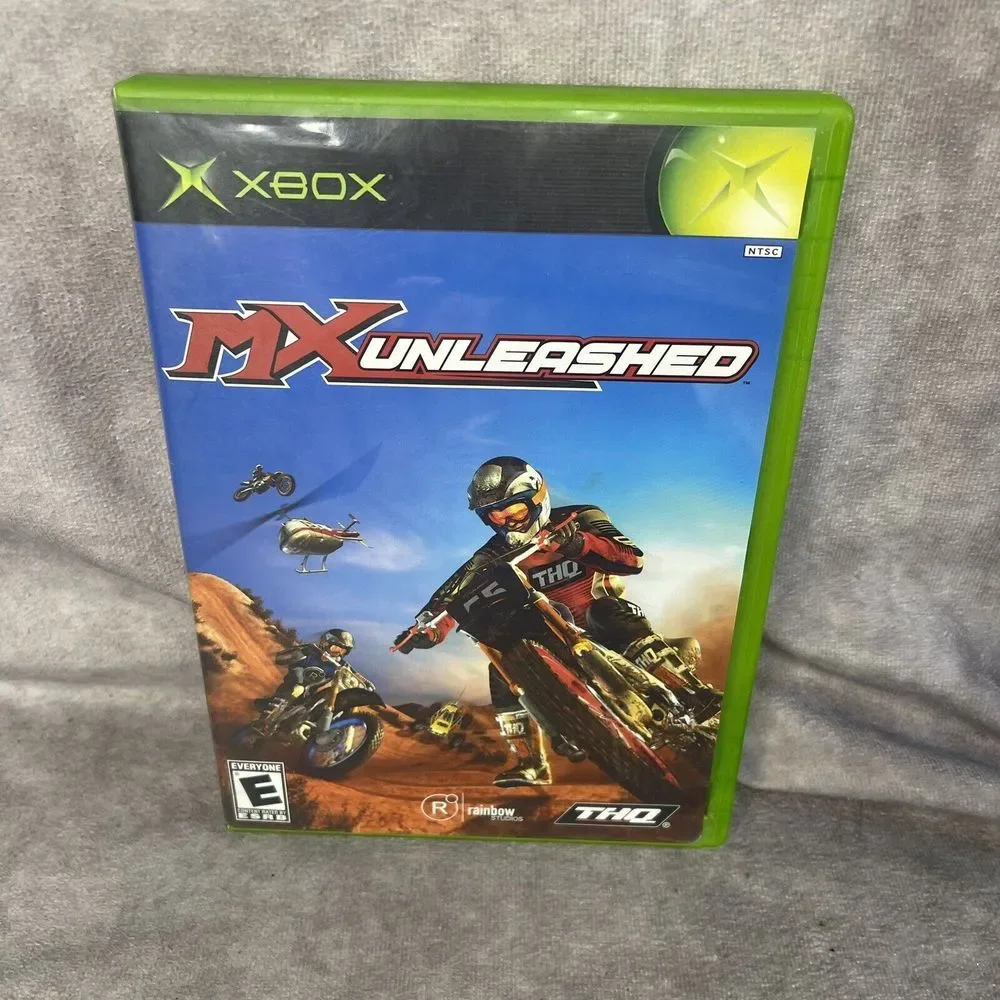 MX Unleashed (Microsoft Xbox, 2004) video game Tested Rough Disc Complete